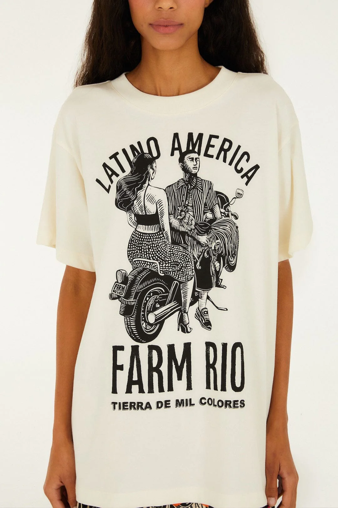 Off-White Latino Americana Organic Cotton T-Shirt - Image 2