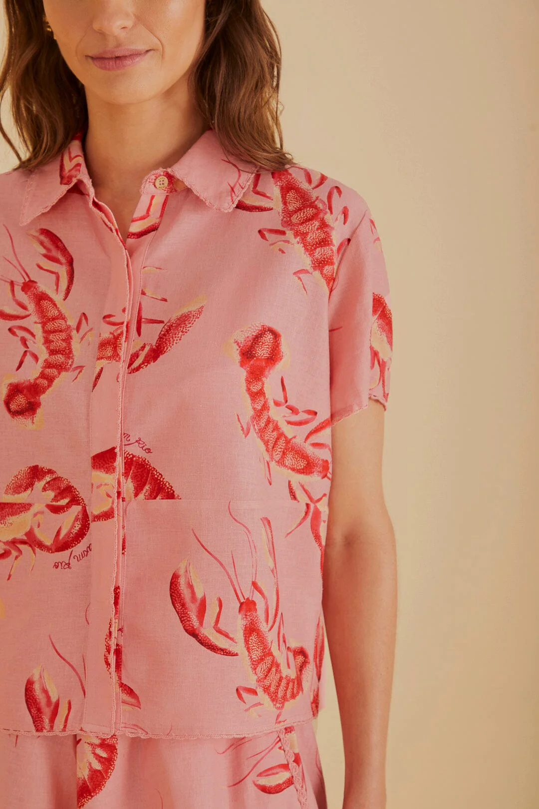 Pink Lobsters Shirt - Image 3