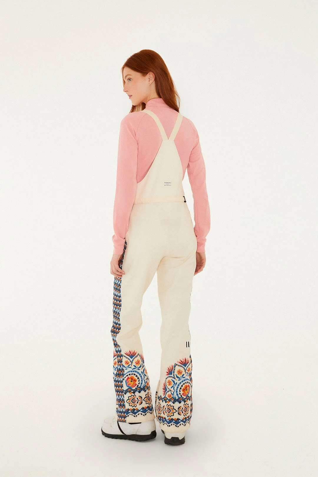 Off-White Lucy Floral Suspenders Ski Pants - Image 3