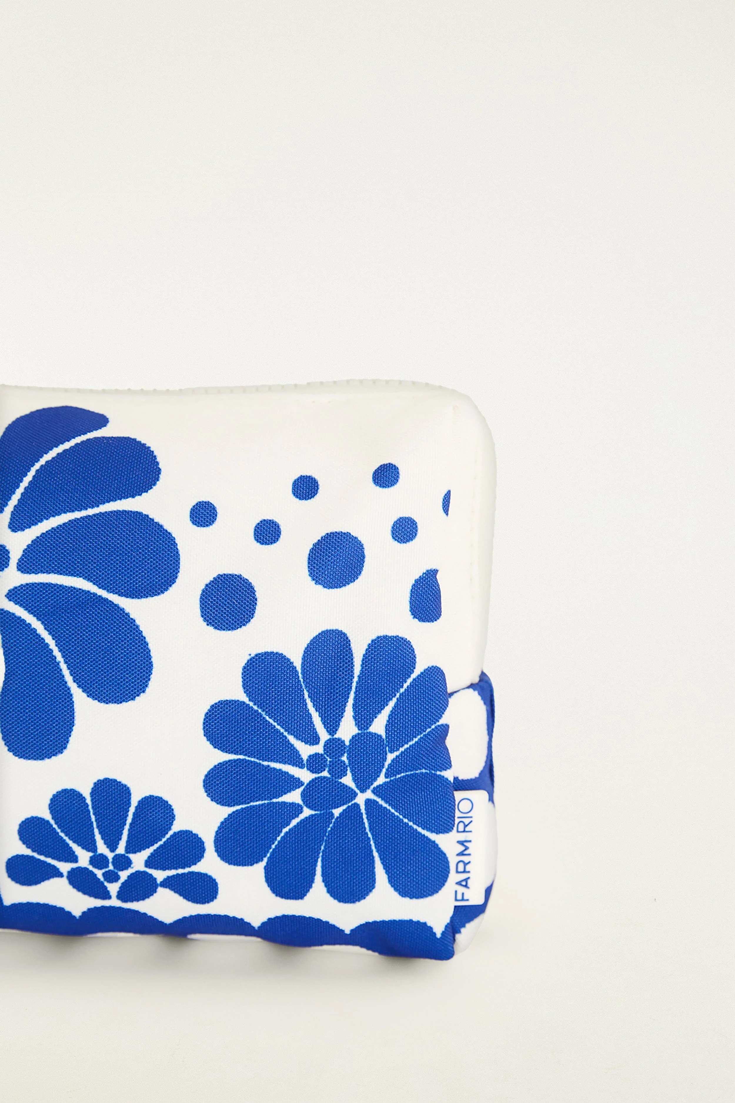Blue Macaw Striped Pouch Bag - Image 2