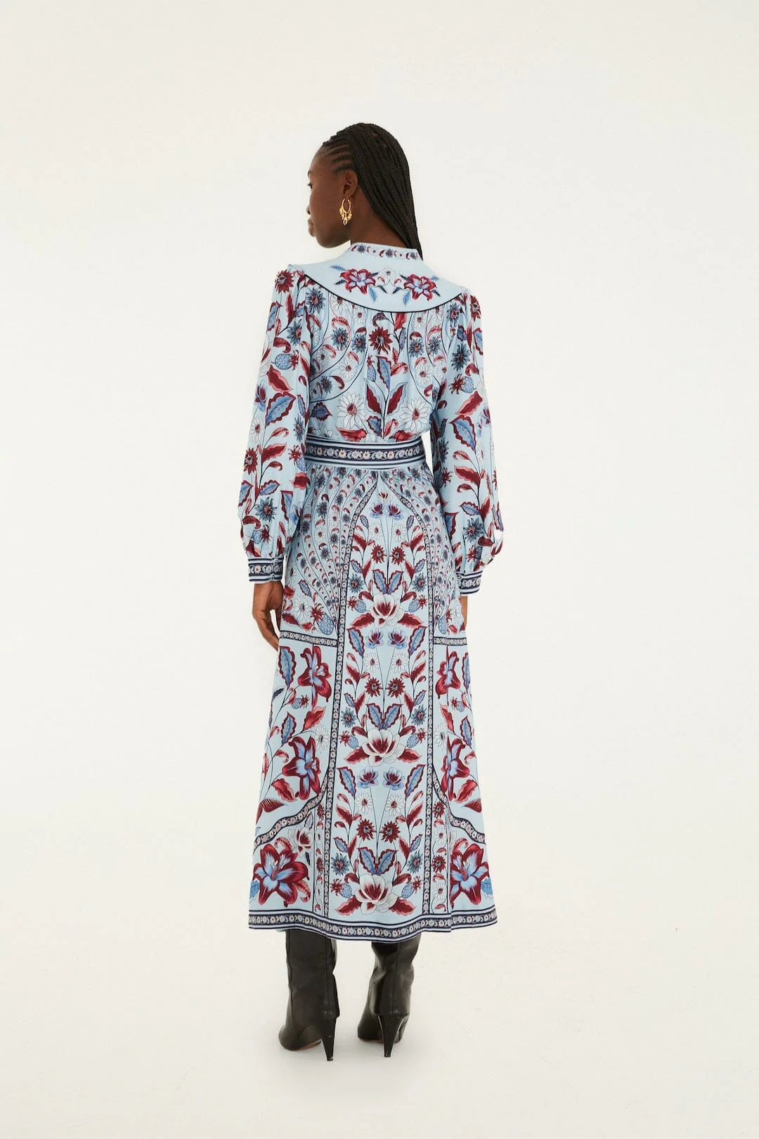Soft Blue Marcelle Maxi Dress - Image 3