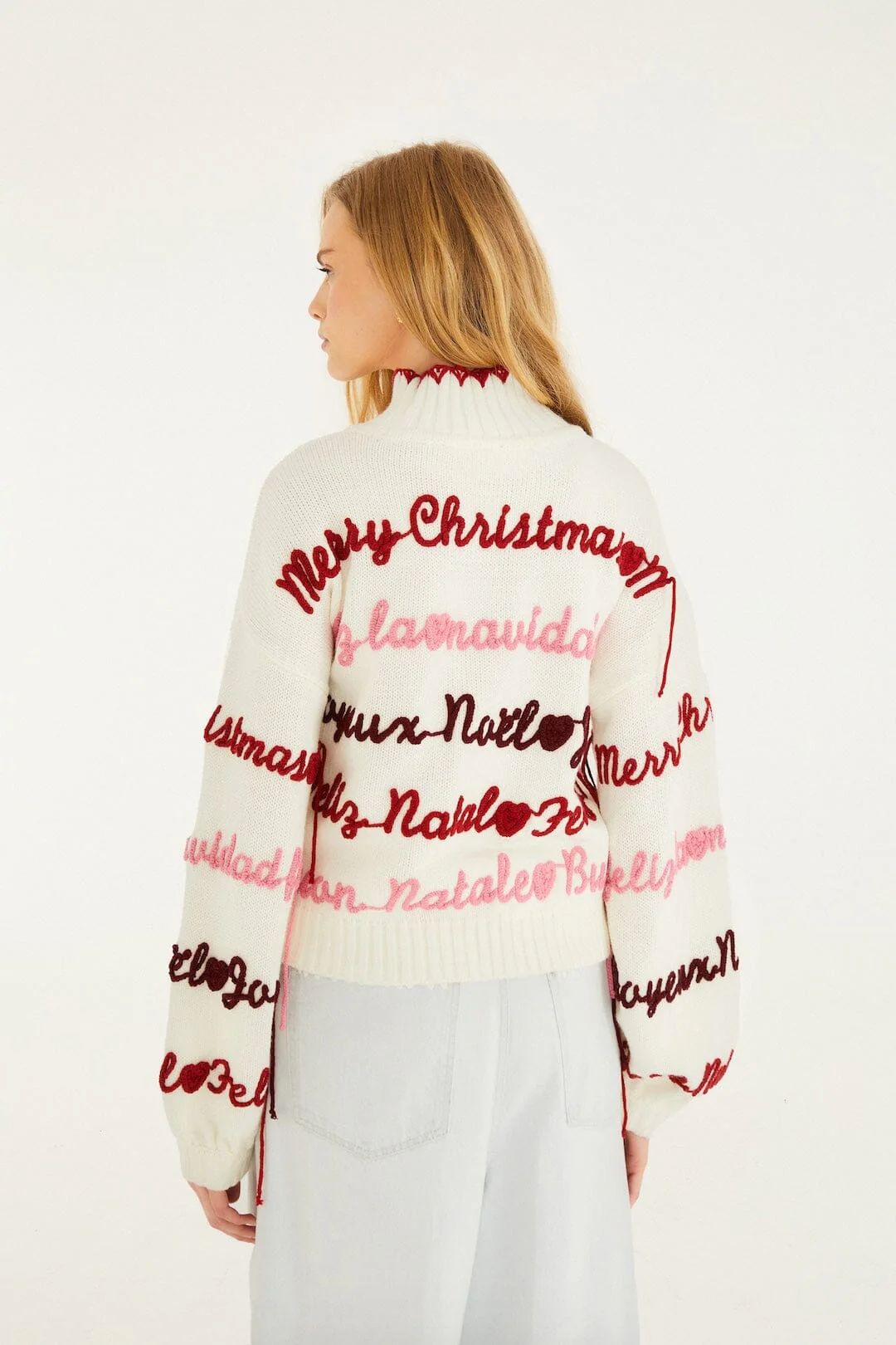 Off-White Merry Christmas Knit Sweater - Image 3