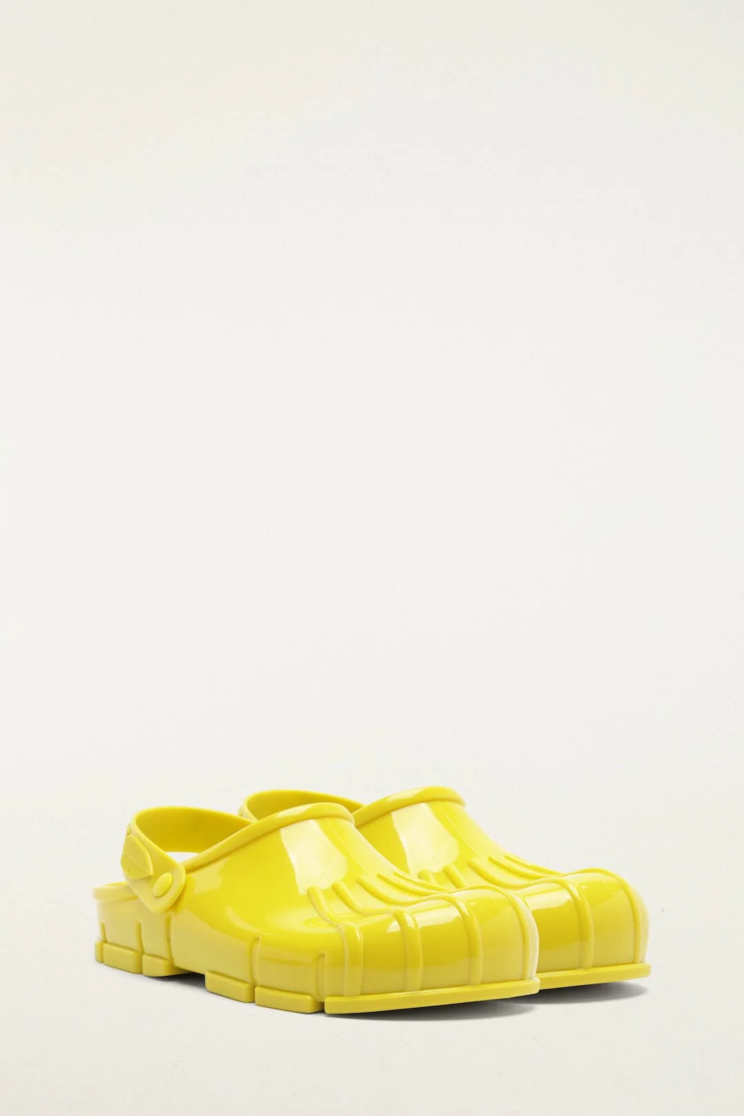Yellow Monstera Slingback Rain Clog - Image 2