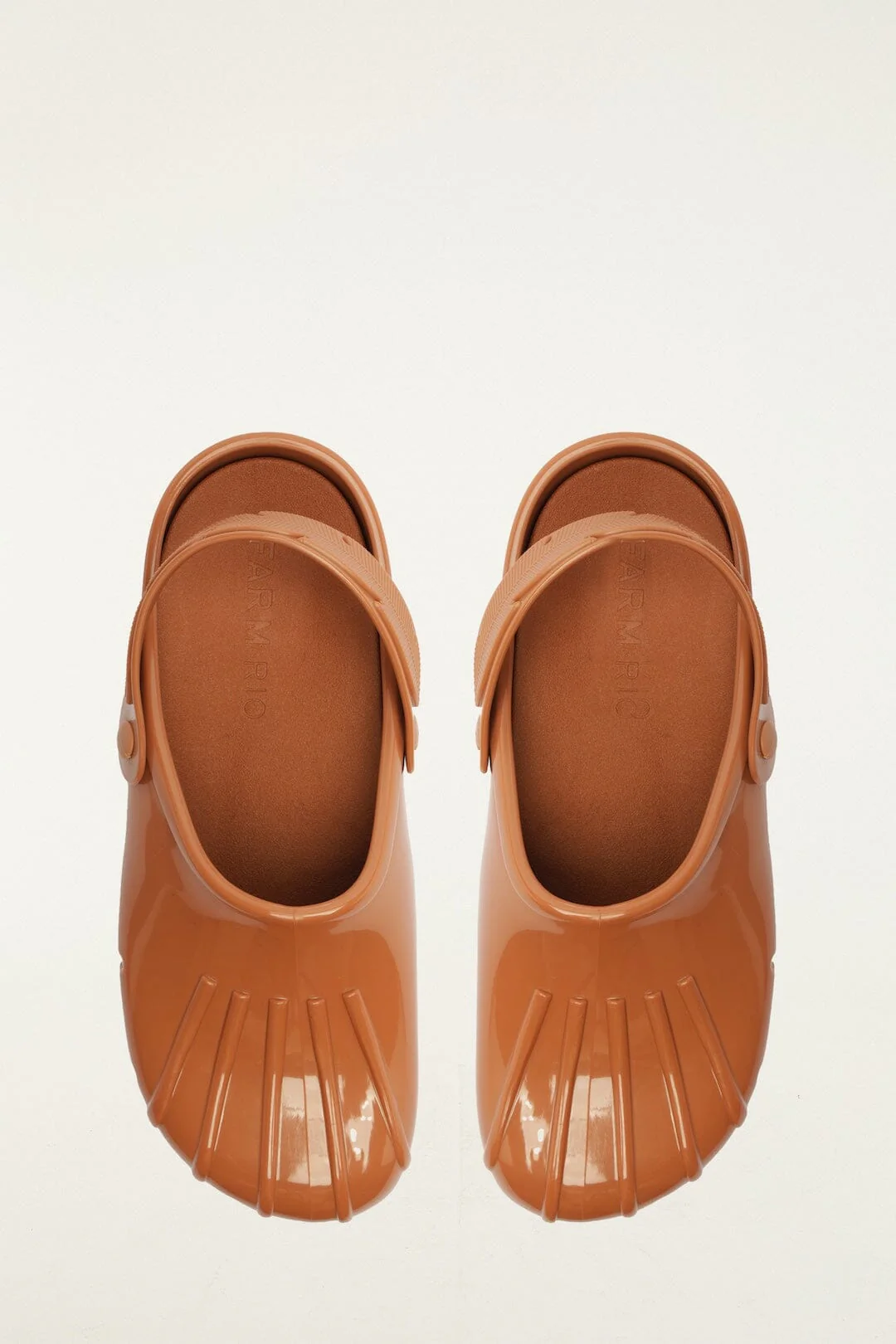 Brown Monstera Slingback Rain Clog - Image 3