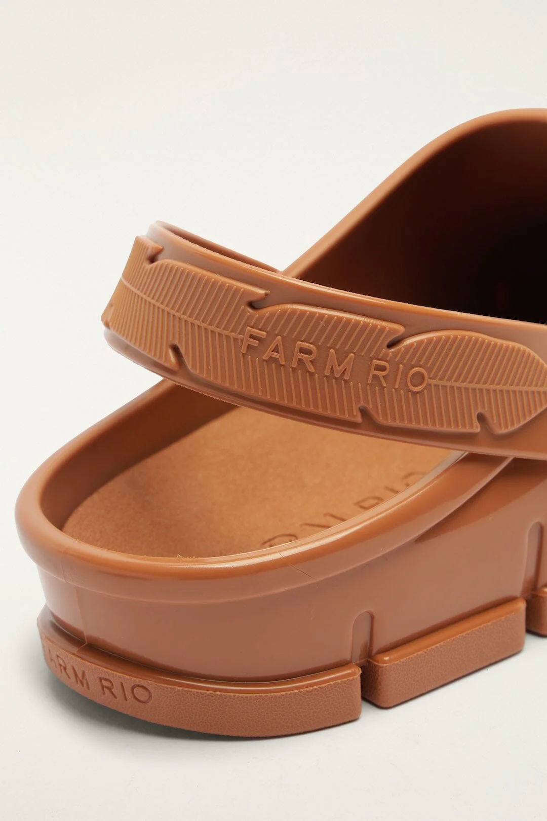 Brown Monstera Slingback Rain Clog - Image 5