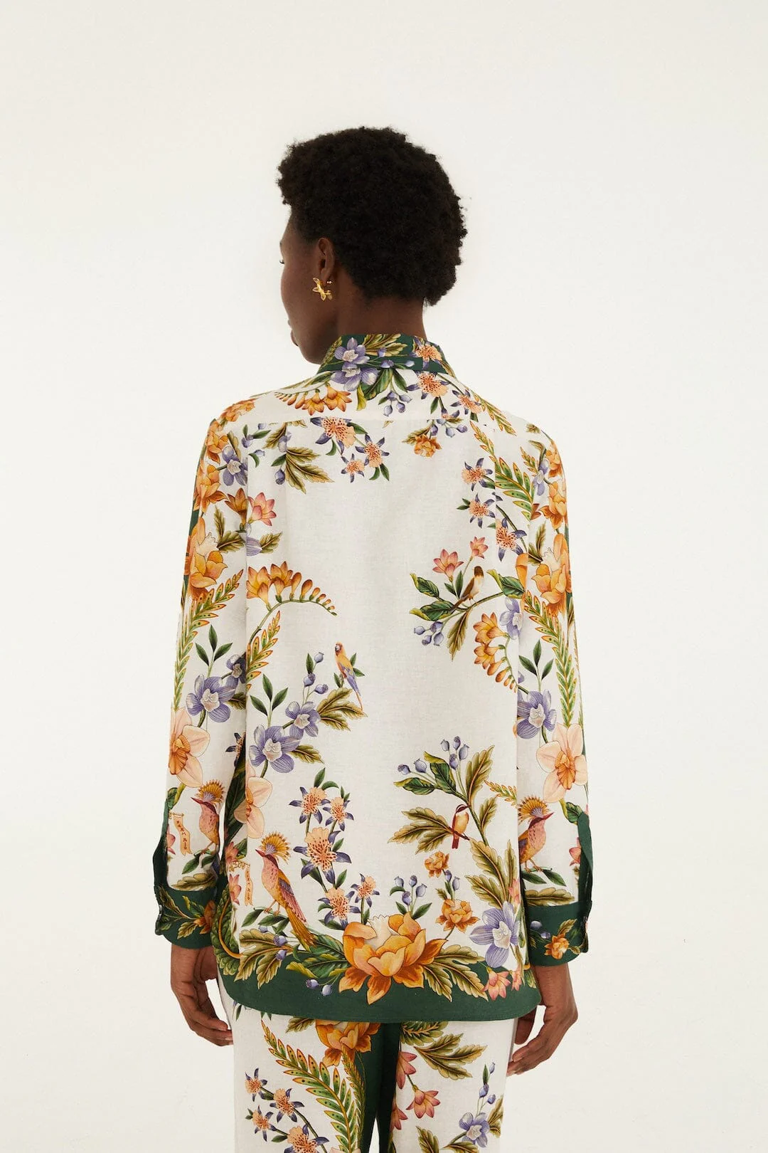 Sand Nature Collared Buttoned Shirt - Image 3