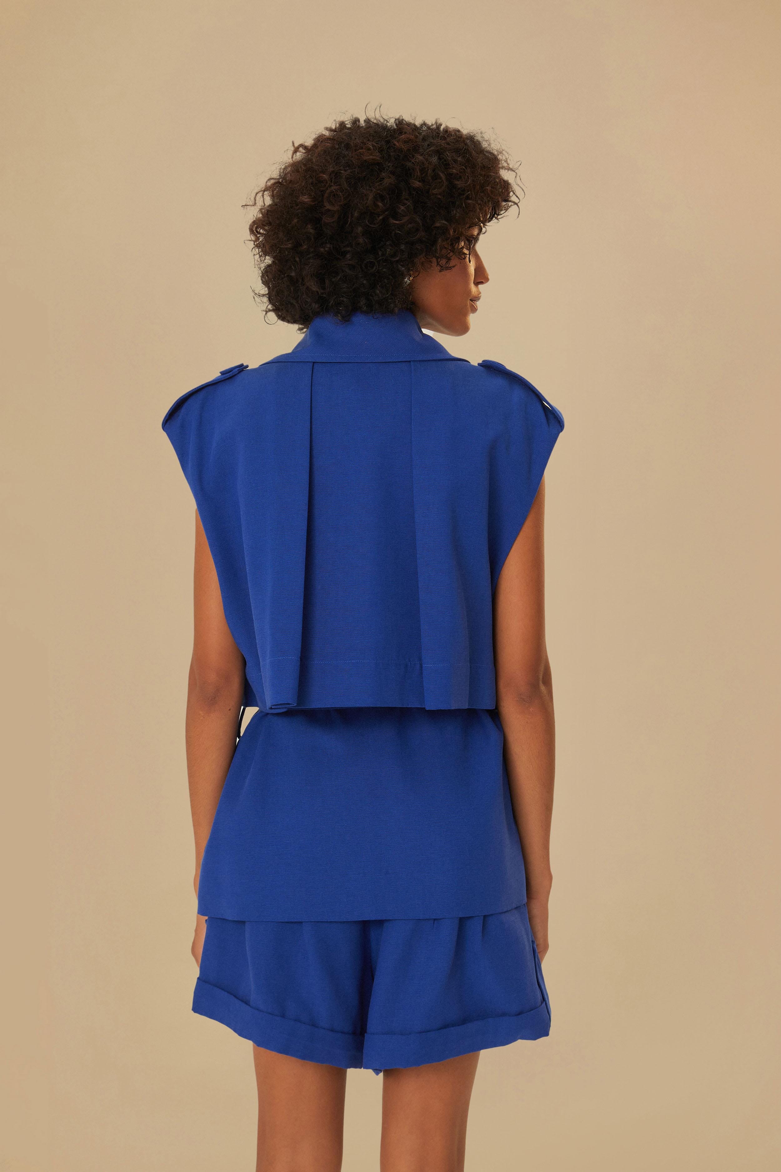 Navy Blue Vest - Image 5
