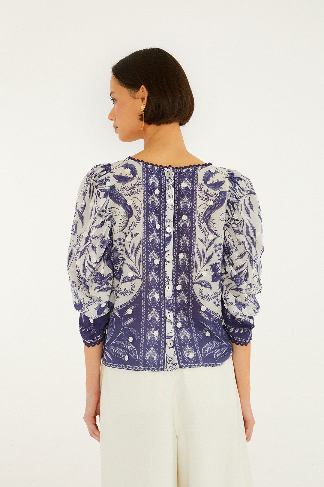 Off-White Nina 3d Flowers Blouse - Image 3