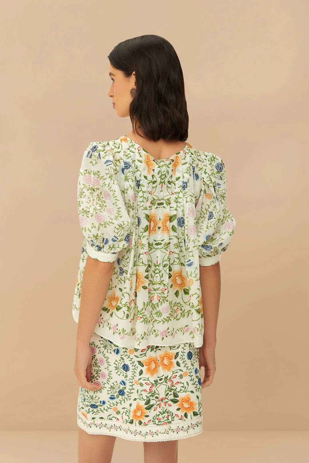 Off-White Folk Floral Mini Skirt - Image 4