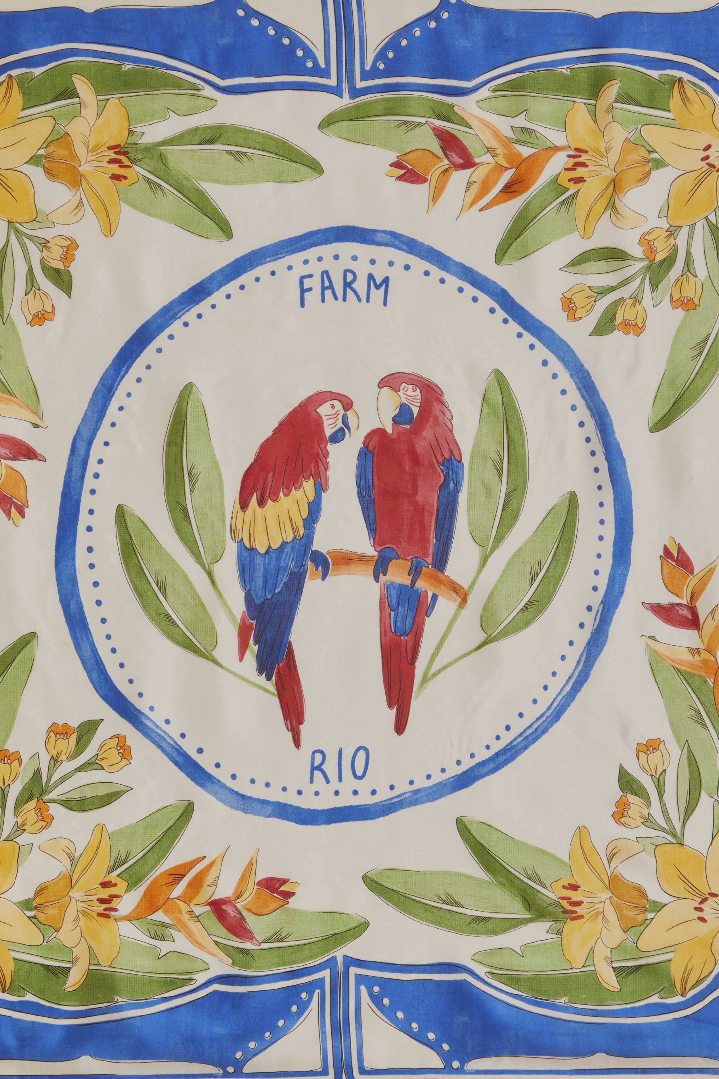 Off-White Tropical Destination Scarf - Image 3