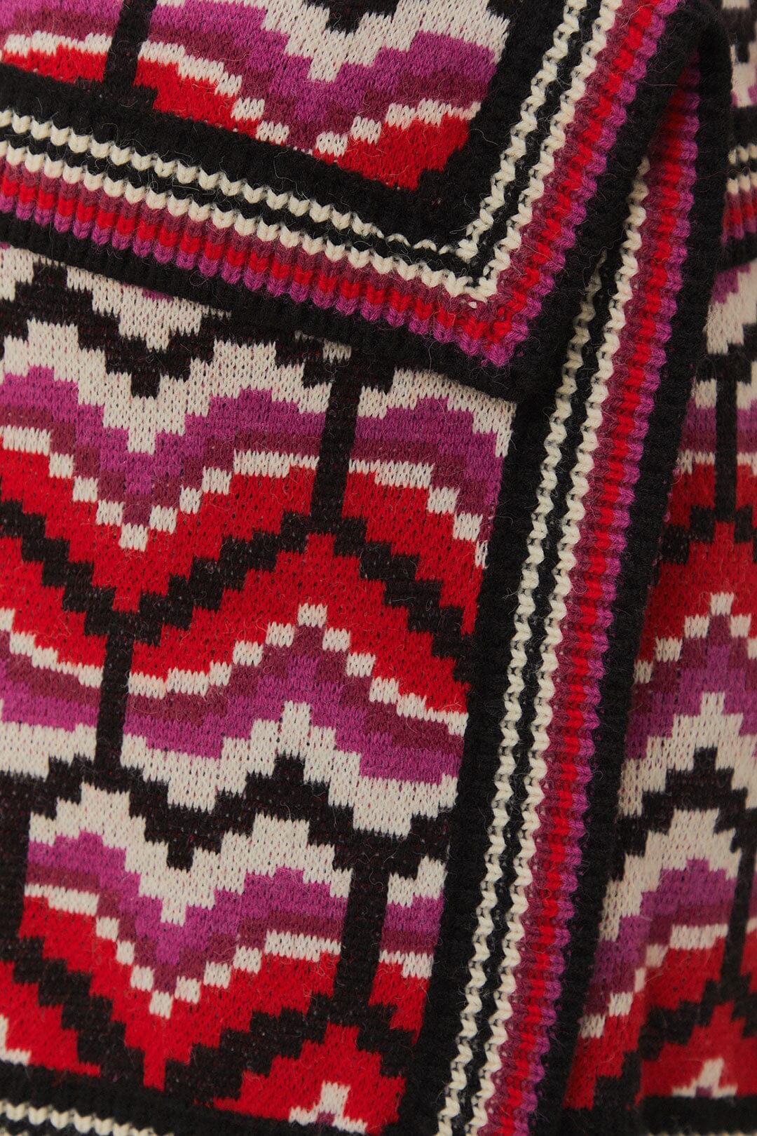 Multicolor Ombre Hearts Knit Skirt - Image 5