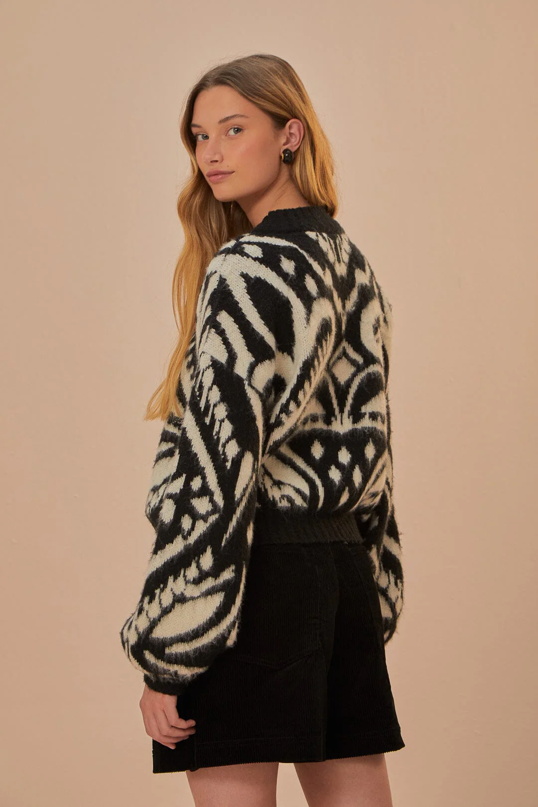 Pineapple Ikat Knit Sweater - Image 3