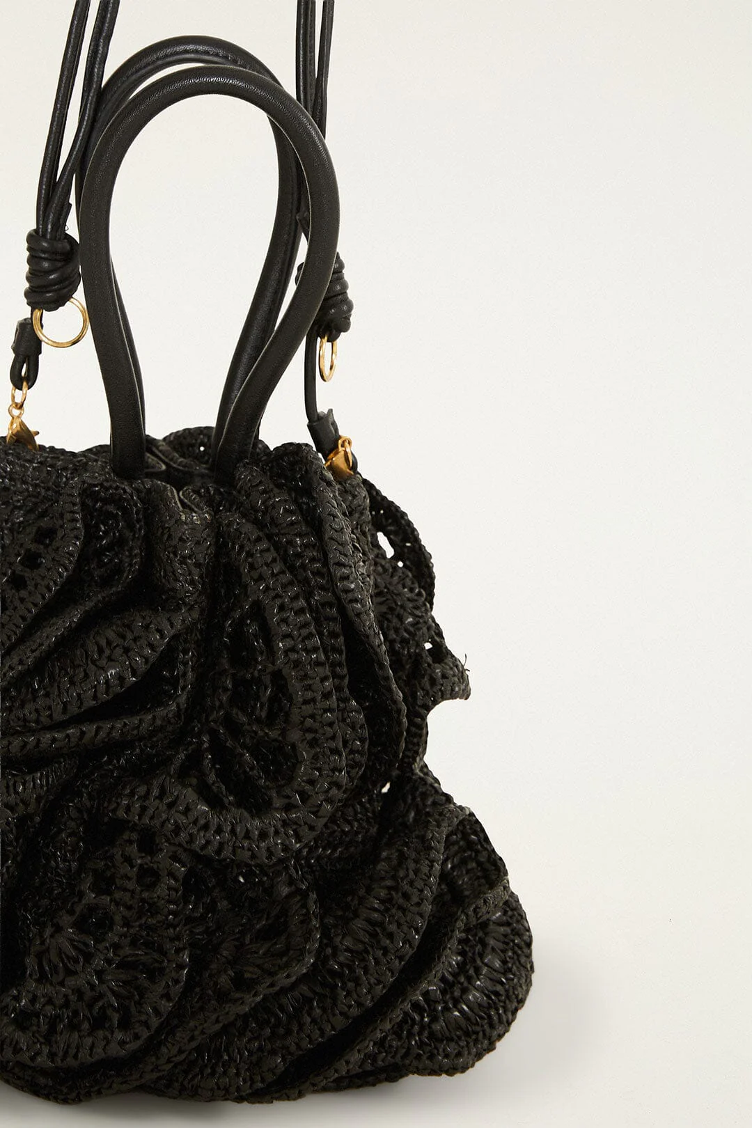 Raffia Flower Bag - Image 4
