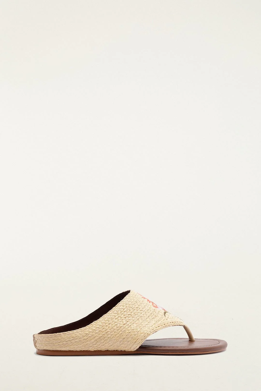 Raffia Icons Flat Sandal - Image 3