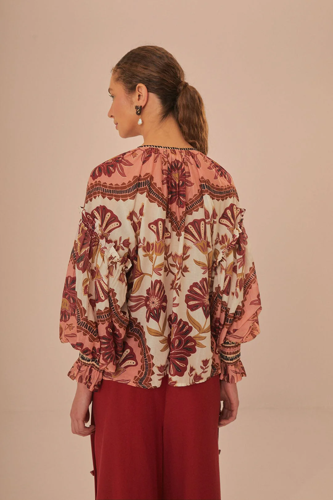 Cream Riad Blouse - Image 4