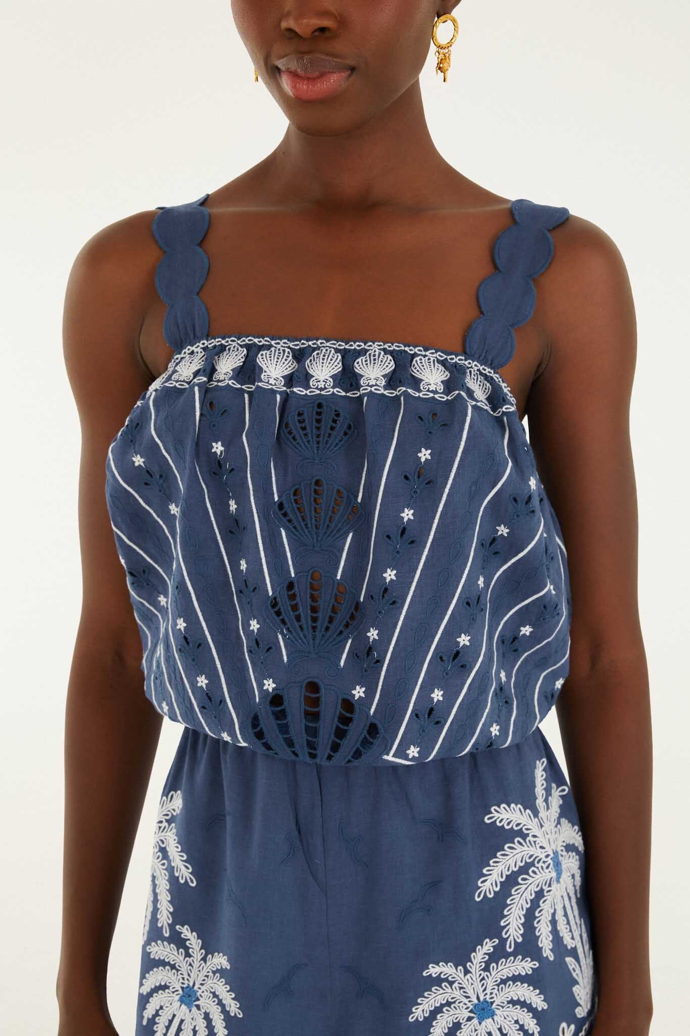Romper With Embroidery - Image 4