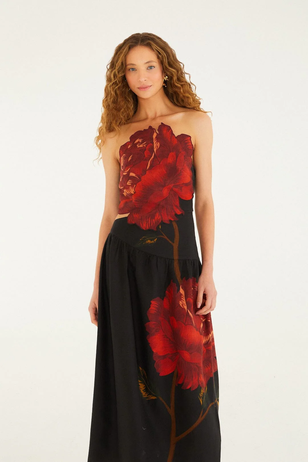 Black Rosalia Artisanal Lenzing™ Ecovero™ Euroflax™ Midi Dress - Image 4
