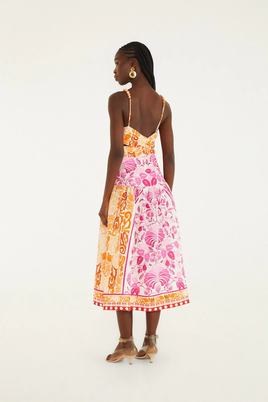 Off-White Santorini Euroflax™ Premium Linen Midi Dress - Image 3