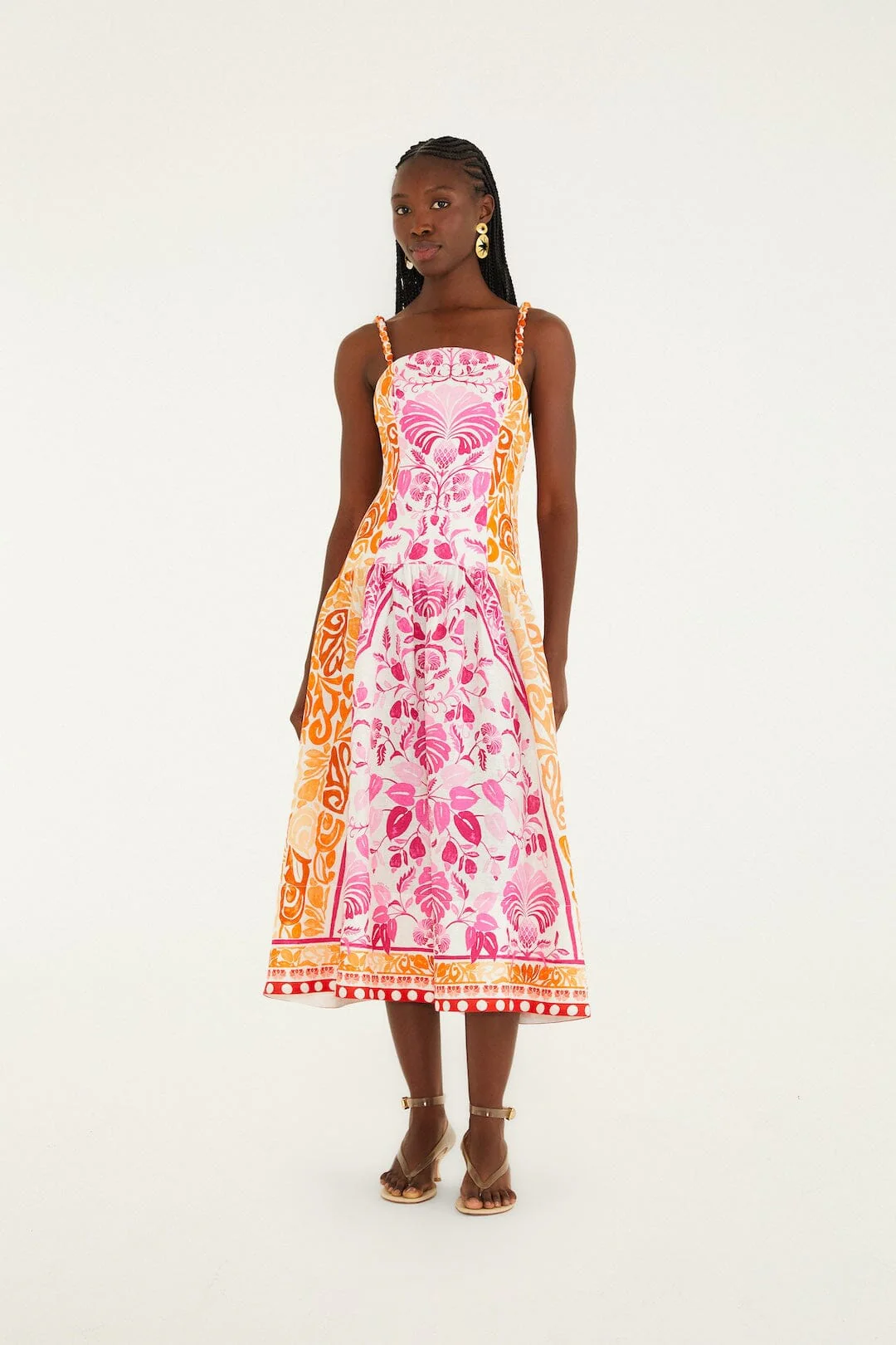 Off-White Santorini Euroflax™ Premium Linen Midi Dress - Image 5