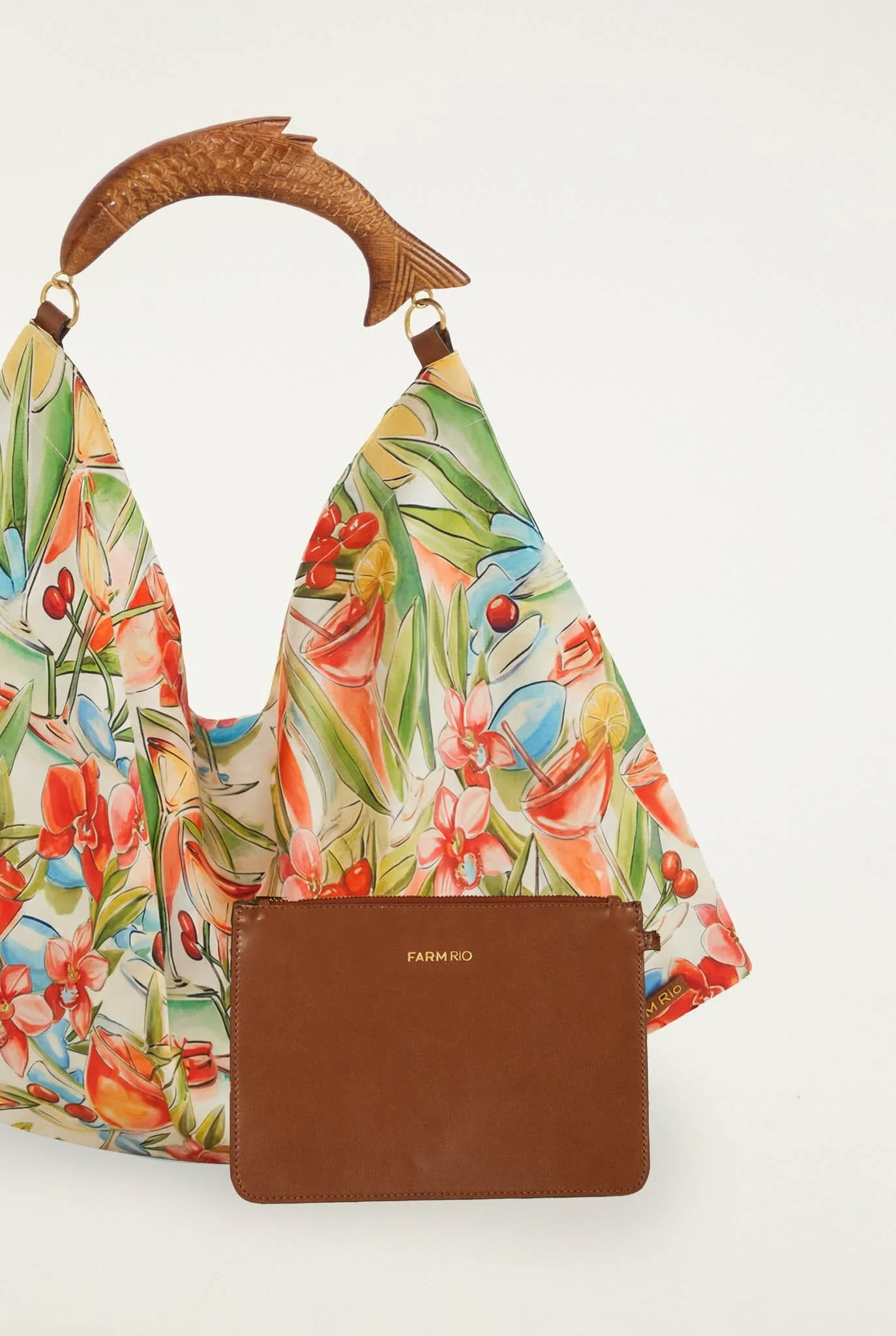 Off-White Drinks Satin Mini Scarf Bag - Image 3
