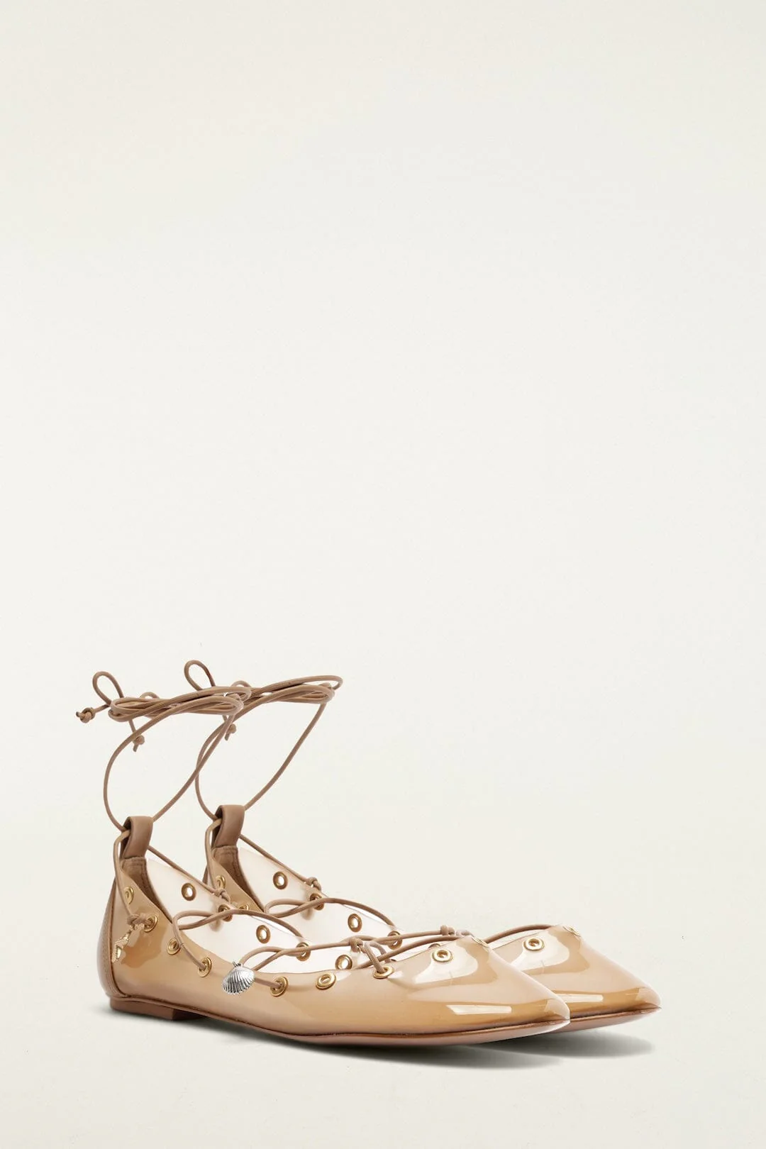 Sand Sea Lace Up Jelly Ballerina - Image 2