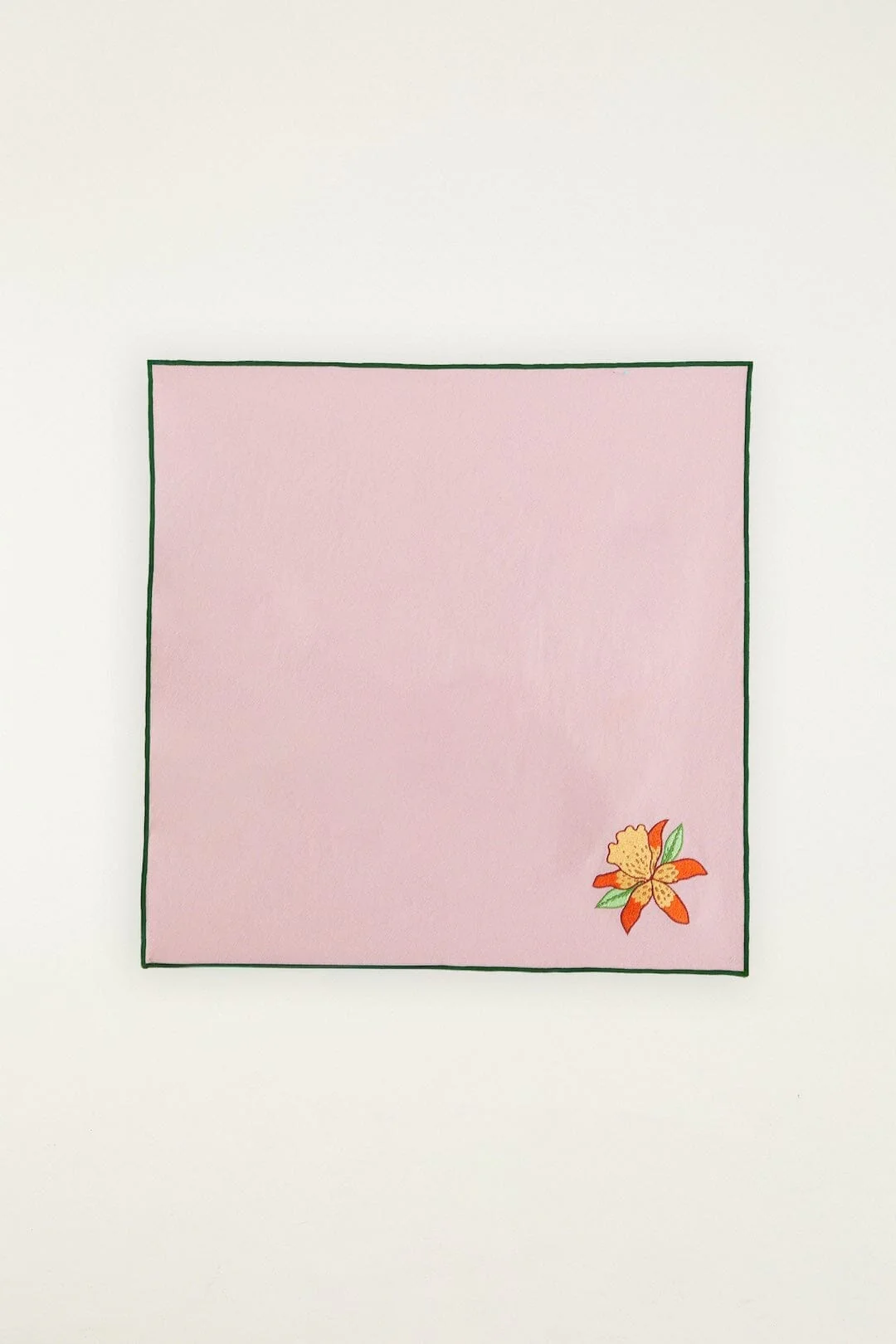 Floral Nature Embroidered Set Of 2 Cloth Napkins - Image 3
