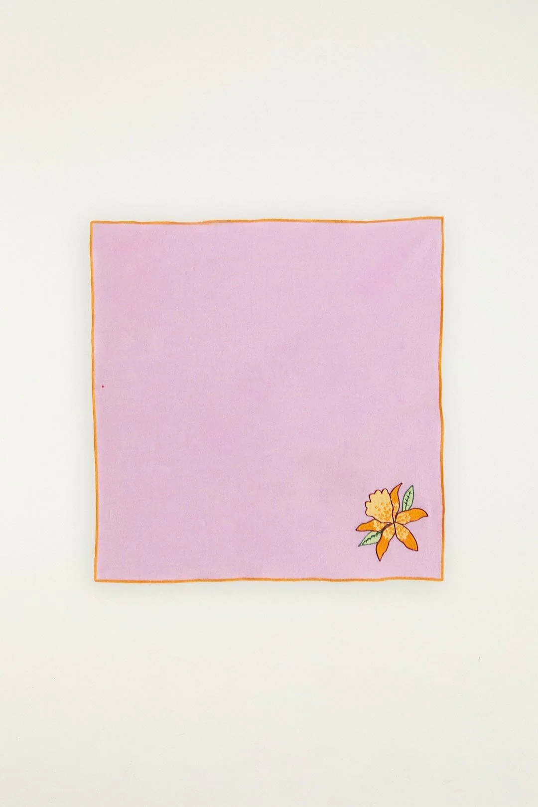 Floral Nature Embroidered Set Of 2 Cloth Napkins - Image 4