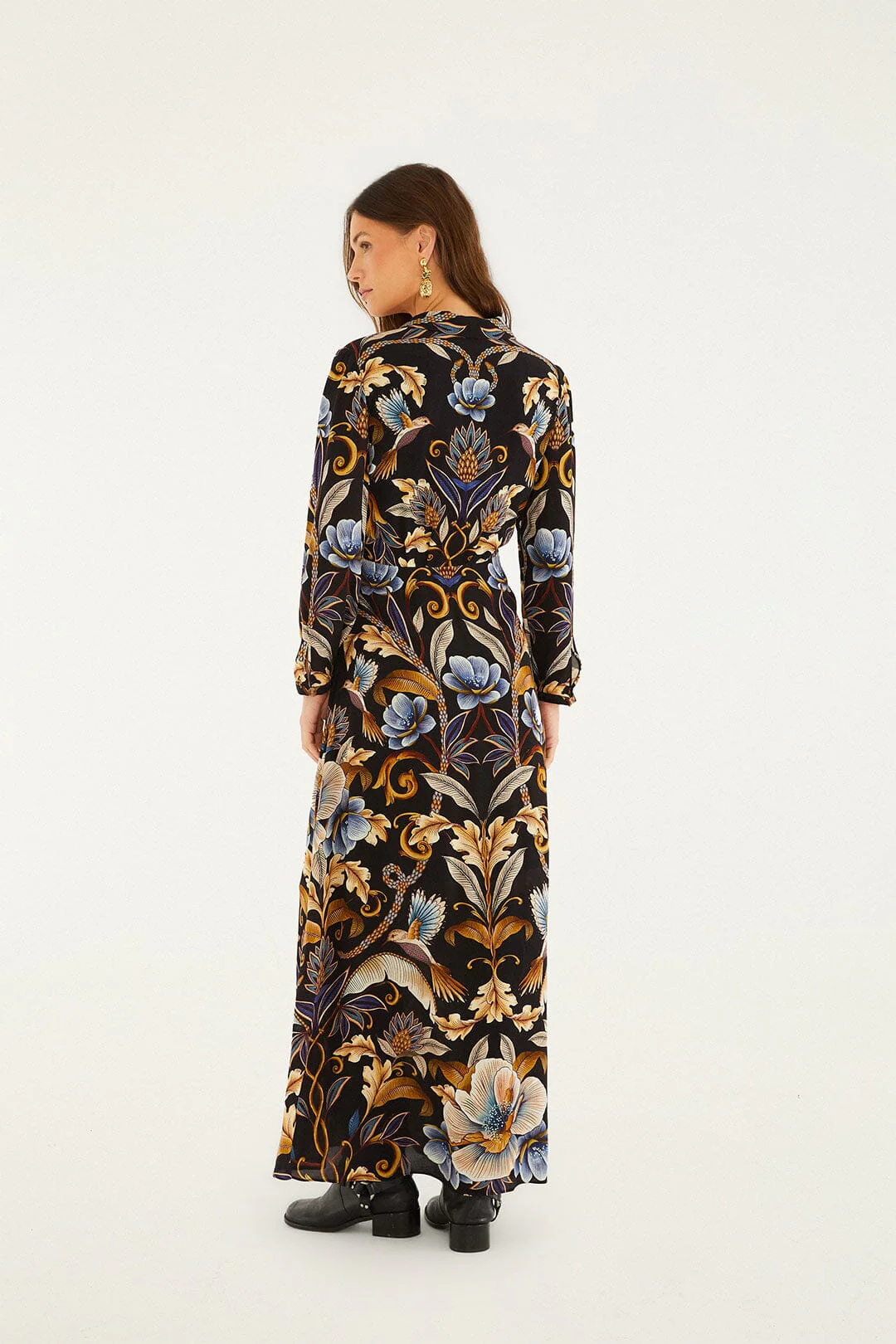 Black Snake Garden Lenzing™ Ecovero™ Viscose Maxi Dress - Image 4