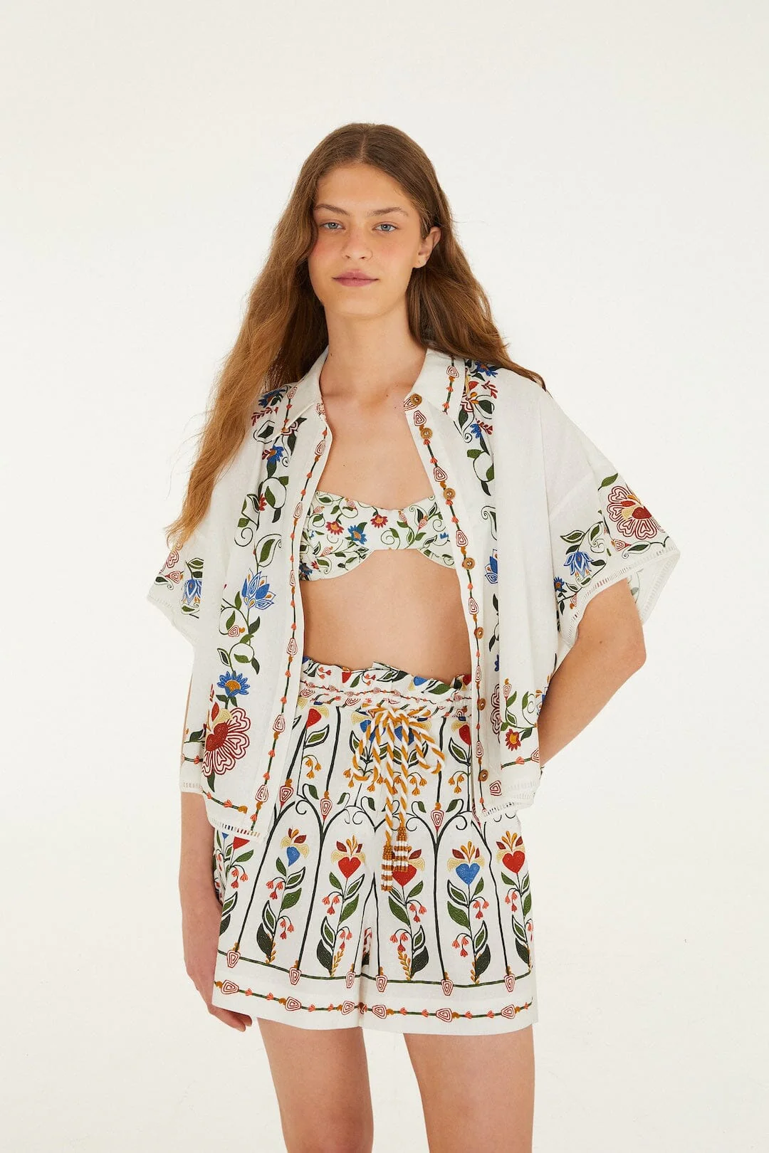 Off-White Stitched Garden Shorts - Image 4