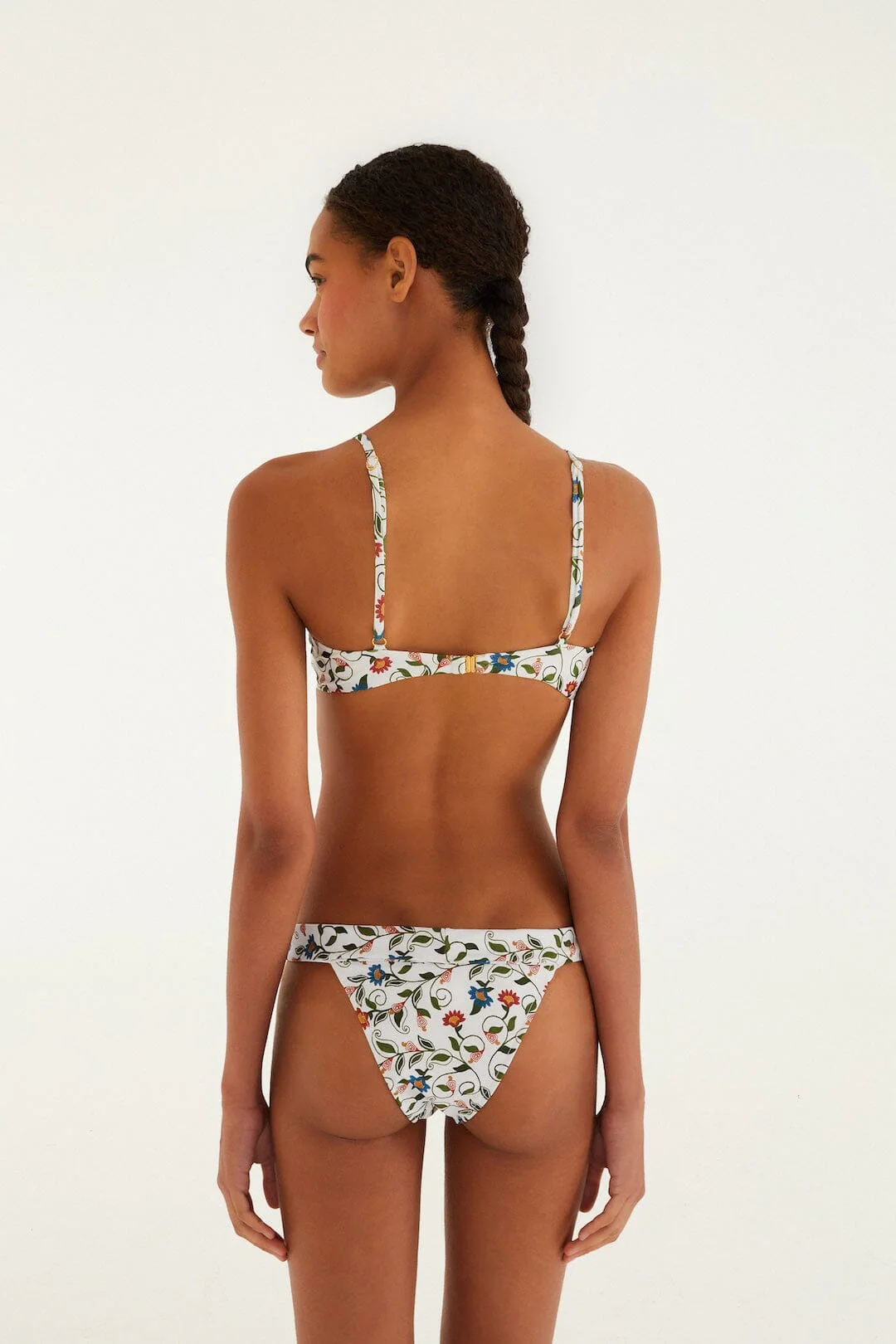 Off-White Stitched Garden Underwire Bikini Top - Image 3