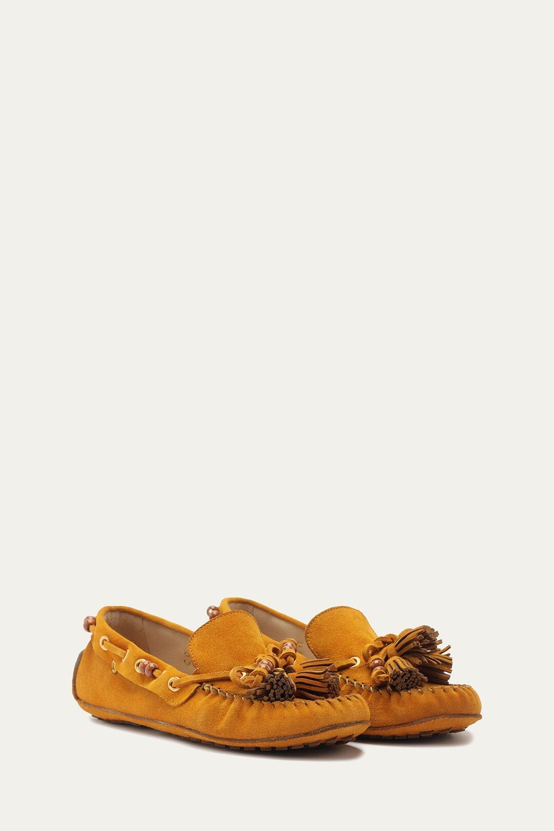 Caramel Tassel Suede Moccasin - Image 2