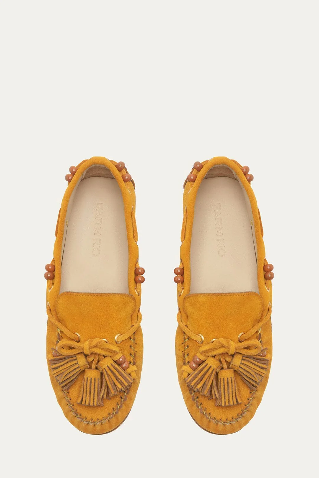 Caramel Tassel Suede Moccasin - Image 4
