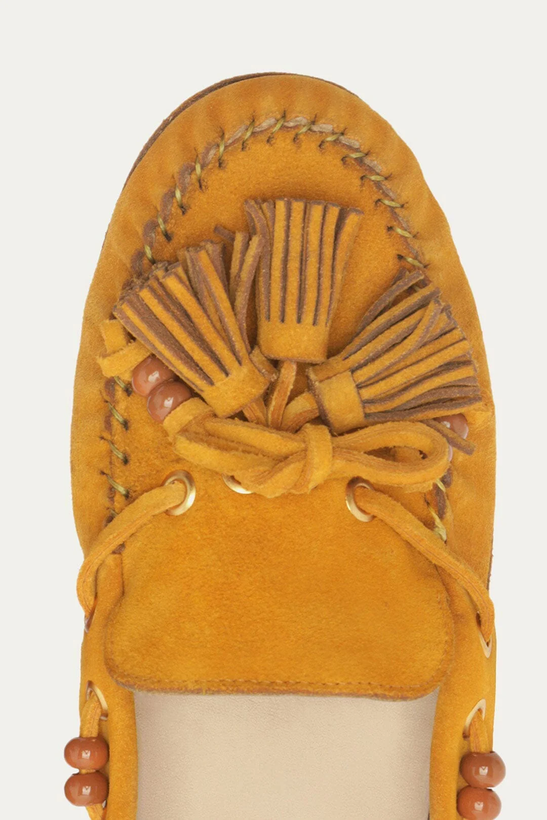 Caramel Tassel Suede Moccasin - Image 5
