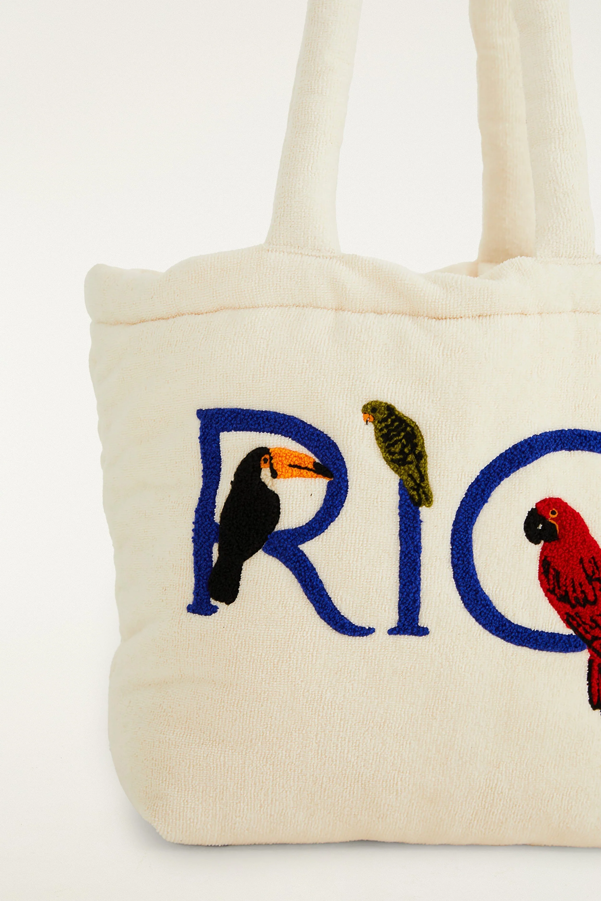 Off-White Embroidered Rio Tote Bag - Image 2