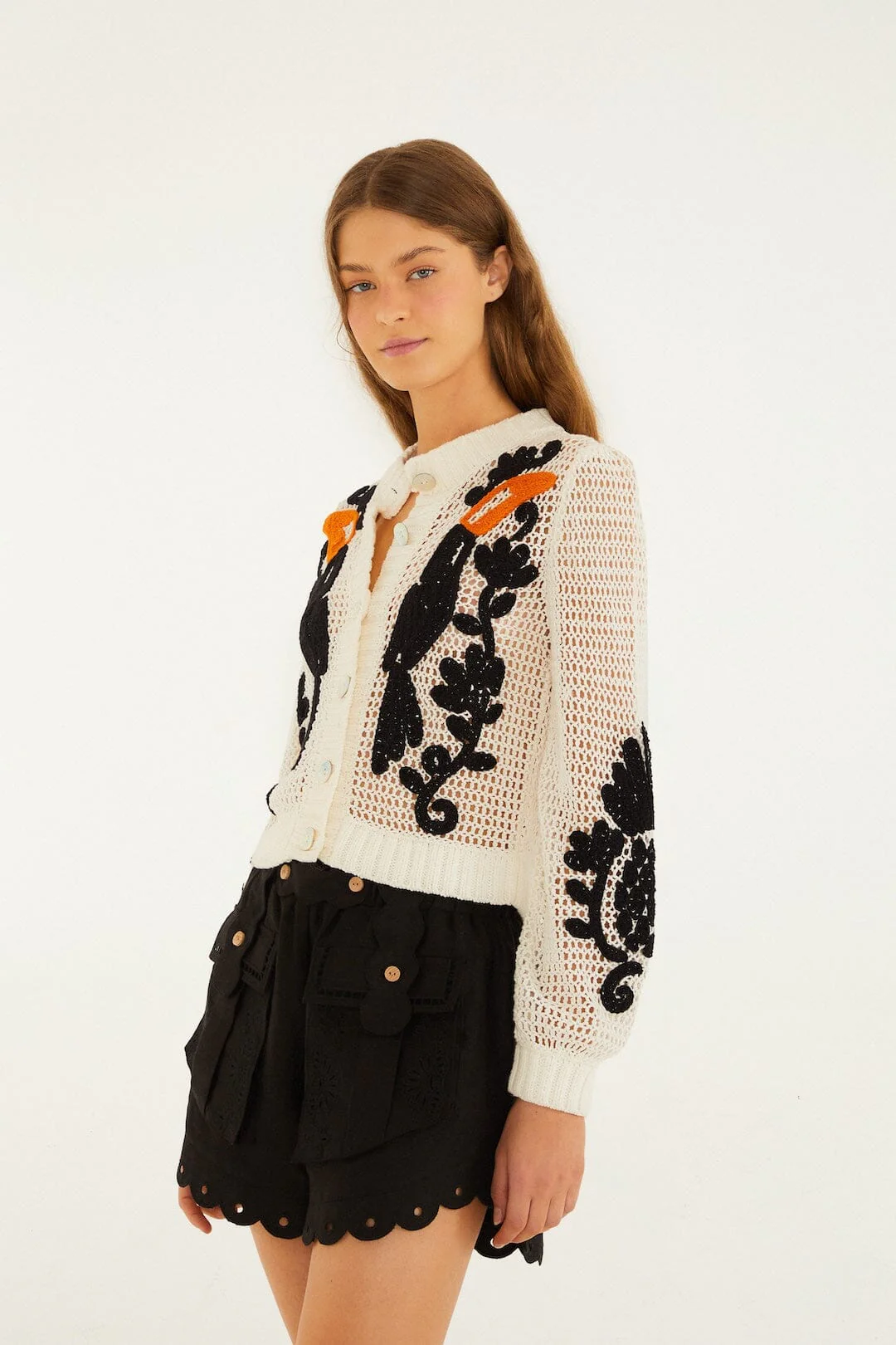 Toucan Crochet Cardigan - Image 5