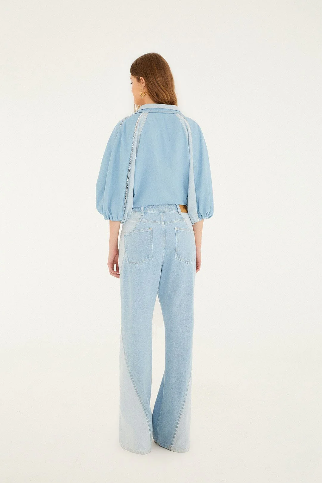 Denim Tree Light Colors Pants - Image 3