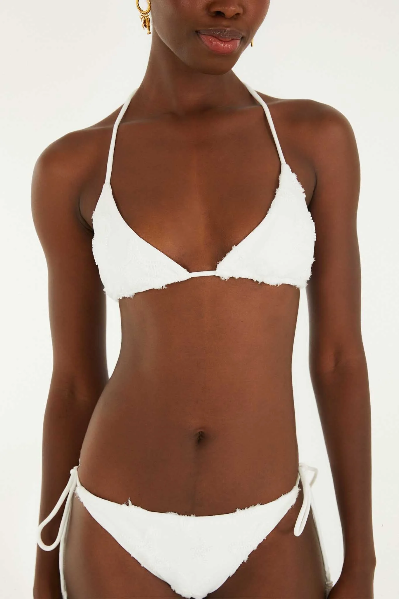 Triangle Bikini Top With Tie On The Neck - Image 4