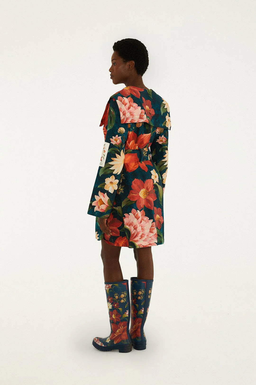 Wild Flower Tench Coat - Image 4
