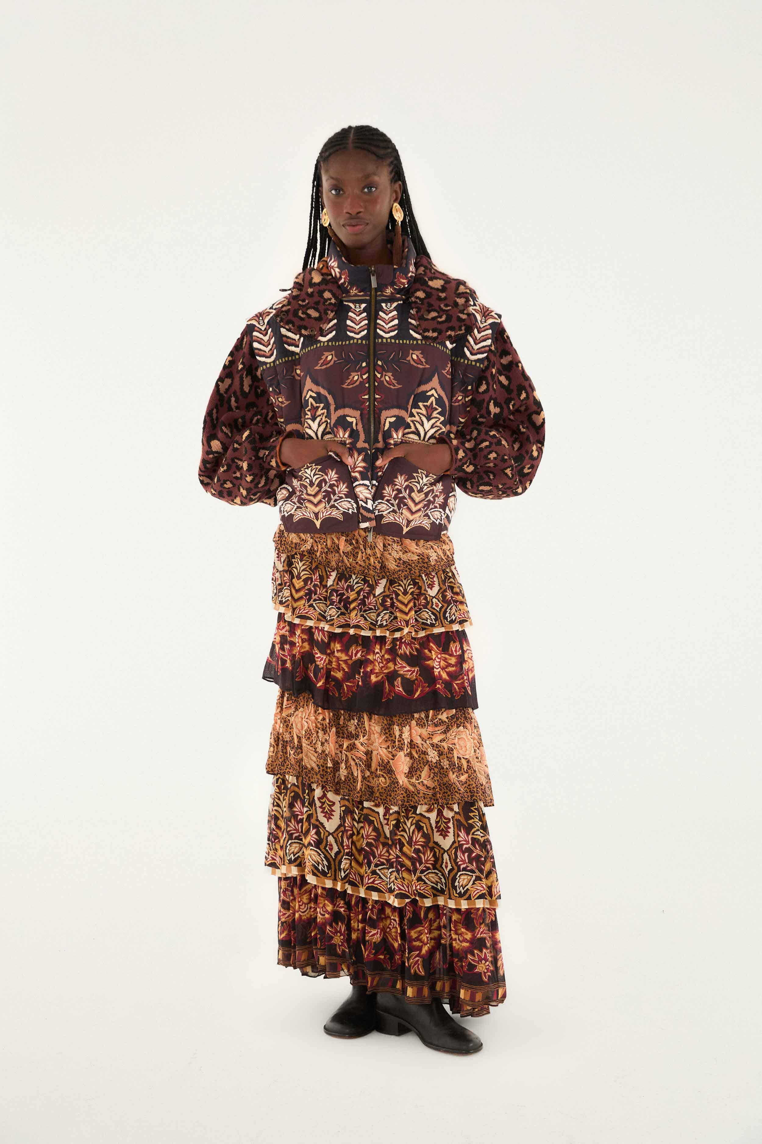 Brown Winter Ainika Puffer Jacket - Image 3