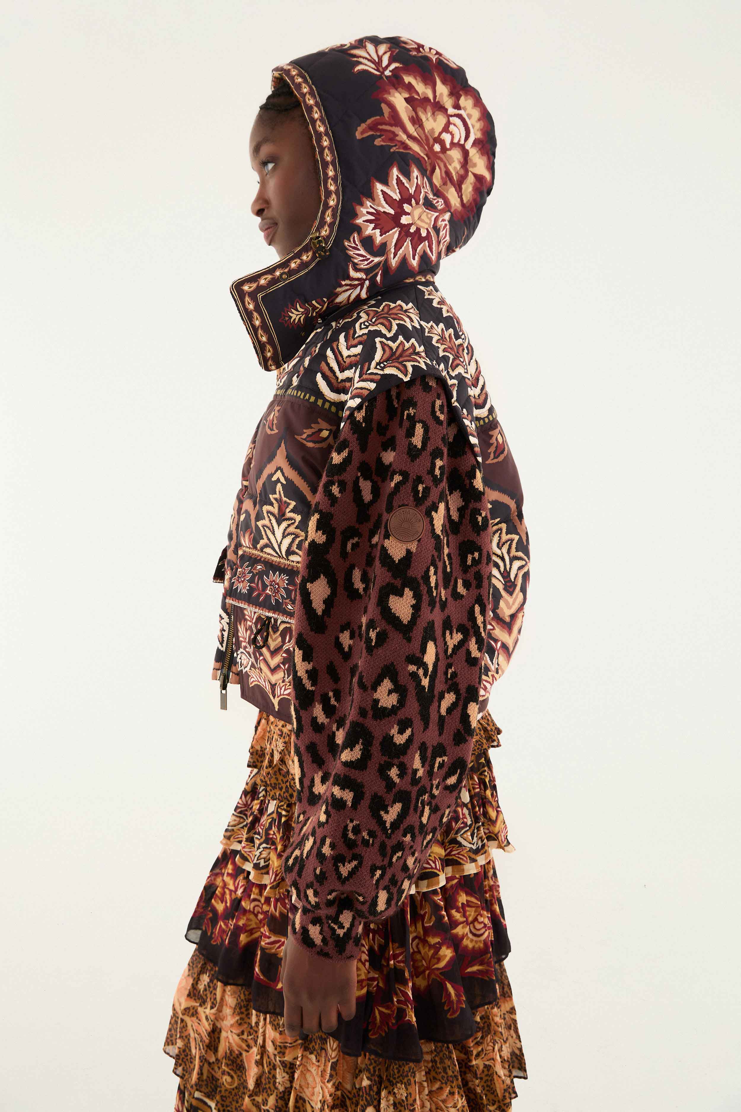 Brown Winter Ainika Puffer Jacket - Image 5