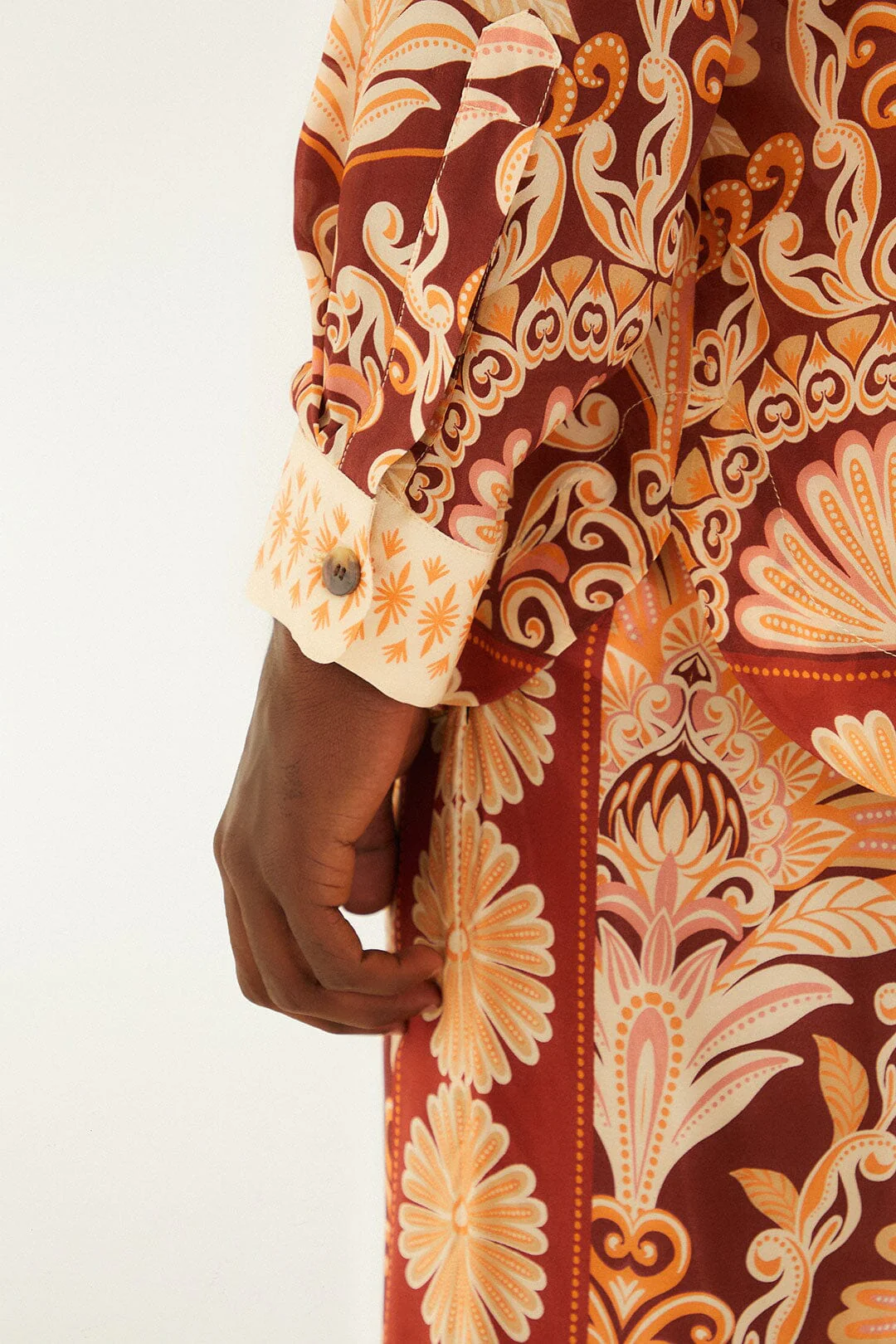 Red Wonderful Tapestry Sand Shirt - Image 5